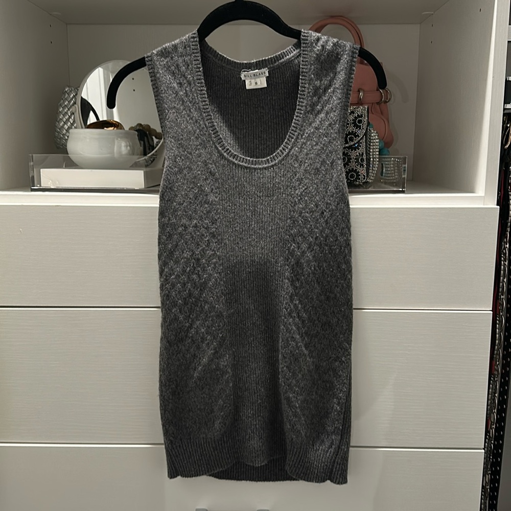 Vintage Bill Blass for Bergdorf Goodman Cashmere sweater vest